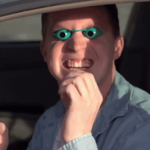 Man Wearing Green Goggles