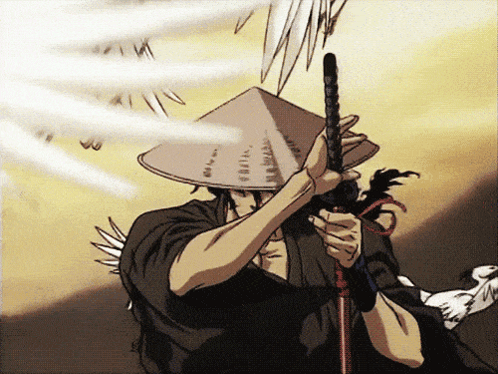 Man Wearing Hat Holding Sword