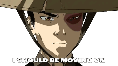 Man Wearing Hat with I Should Be Moving On