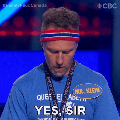 Man Wearing Headband and Yes Sir Medal
