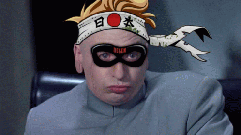 Man Wearing Headband Saying Degen