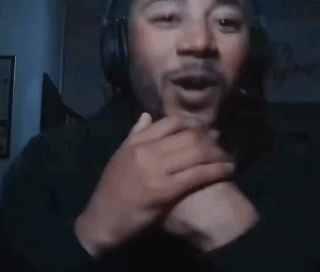Man Wearing Headphones and Microphone Dancing