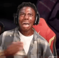 Man Wearing Headphones And Plaid Shirt GIF