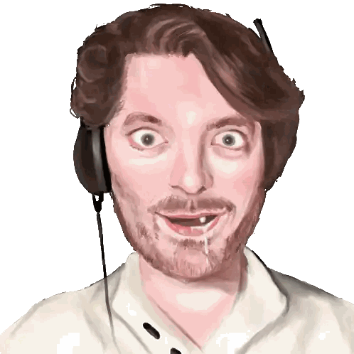 Man Wearing Headphones and White Shirt