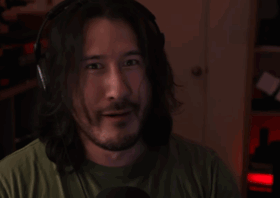 Man Wearing Headphones Duh