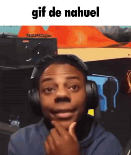 Man Wearing Headphones Gif de Nahuel
