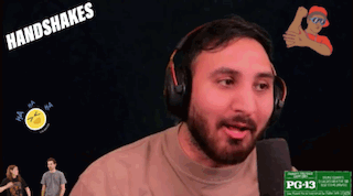 Man Wearing Headphones Giving Thumbs Up