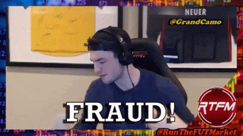 Man Wearing Headphones Saying Fraud GIF