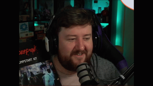 Man Wearing Headphones Saying I Can't Get Over Duck GIF