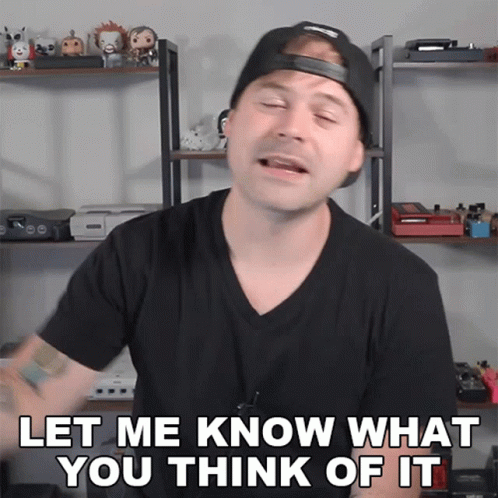 Man Wearing Headphones Saying Let Me Know