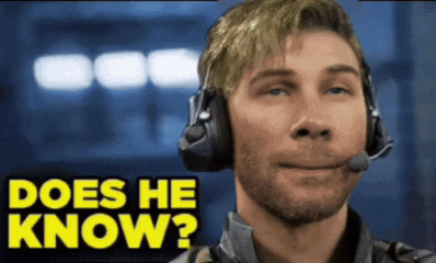 Man Wearing Headphones Says Does He Know