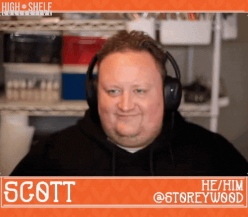Man Wearing Headphones Scott