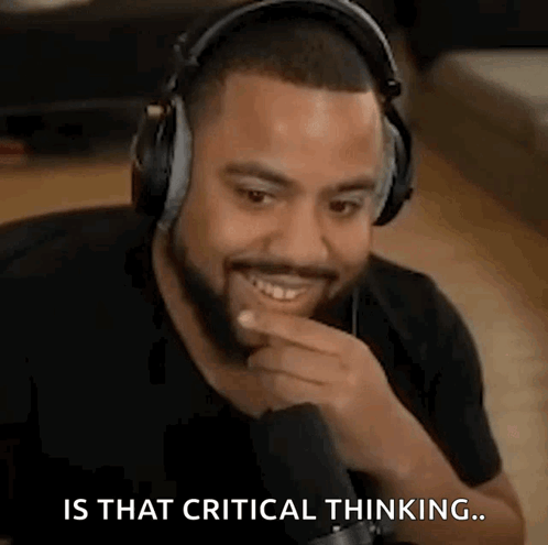Man Wearing Headphones Talking Into Microphone GIF