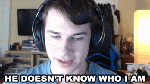 Man Wearing Headphones With Unknown Words