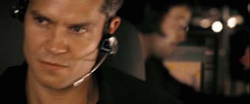 Man Wearing Headset Looking