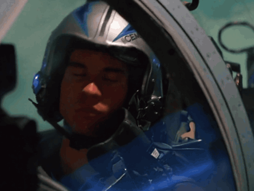 Man Wearing Helmet Saying Ice