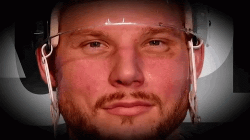 Man Wearing Helmet With Visor GIF