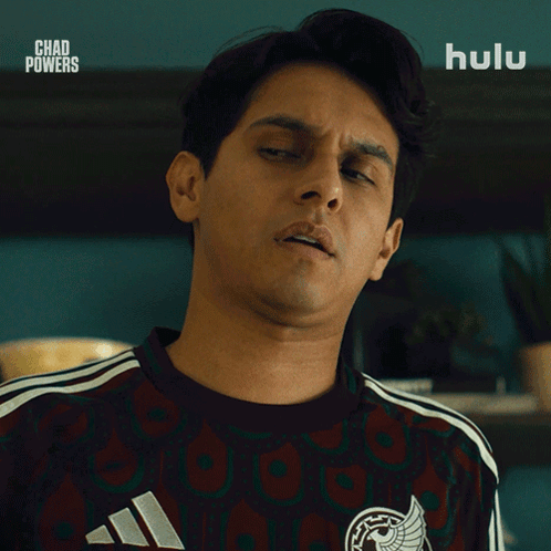 Man Wearing Hulu Shirt