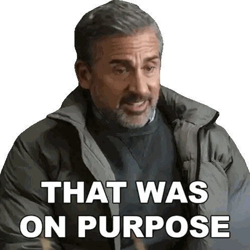 Man Wearing Jacket Says That Was on Purpose