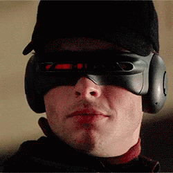 Man Wearing Mask and Headphones Smiling