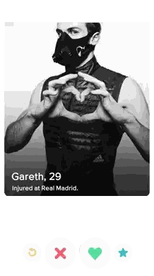 Man Wearing Mask Named Gareth