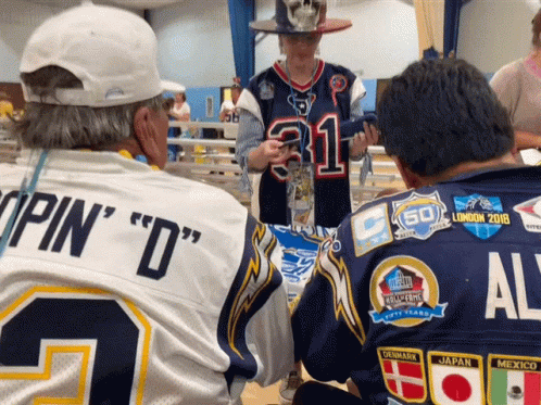 Man Wearing Pin Jersey GIF