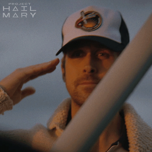 Man Wearing Project Hail Mary Hat