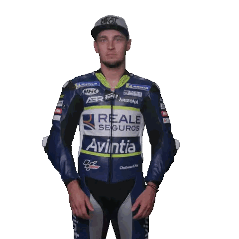 Man Wearing Reale Seguros Avintia Jacket