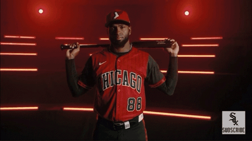 Man Wearing Red Chicago Jersey Number 1