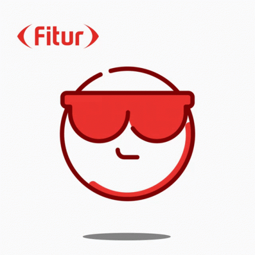 Man Wearing Red Sunglasses With Fitur Above