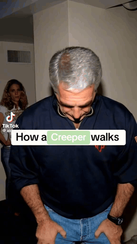 Man Wearing Shirt How A Creeper Walks GIF