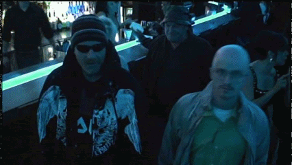 Man Wearing Slayer Shirt