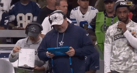 Man Wearing Star Hat Holding Tablet