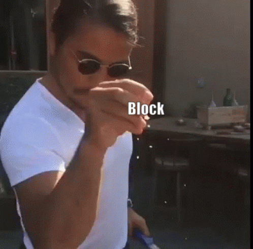 Man Wearing Sunglasses and Block Shirt