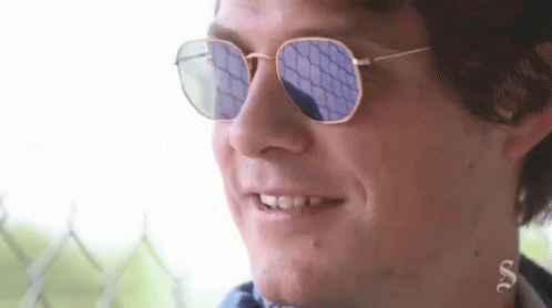 Man Wearing Sunglasses and Earrings