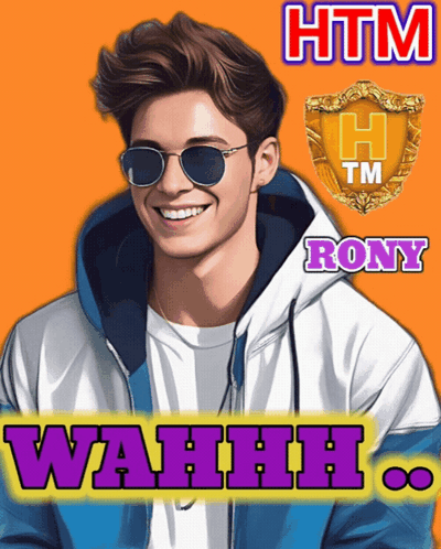 Man Wearing Sunglasses And Wahh Hoodie GIF