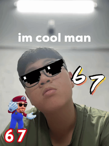 Man Wearing Sunglasses Im Cool Man 67