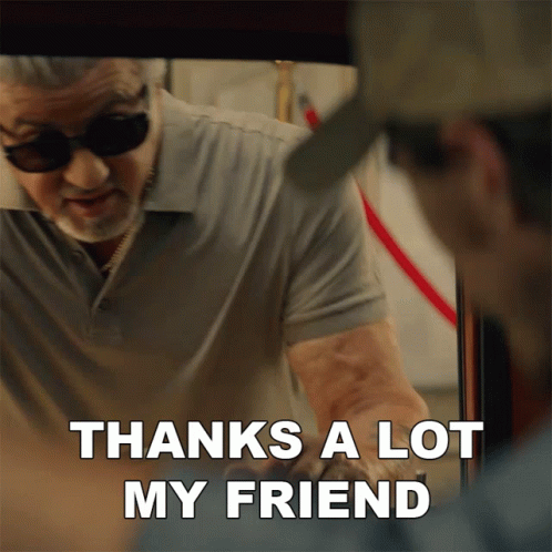 Man Wearing Sunglasses Saying Thanks GIF