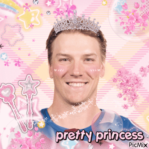 Man Wearing Tiara Pretty Princess