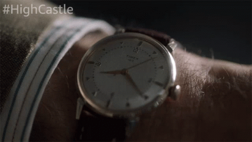 Man Wearing Timex Watch with Highcastle Hashtag