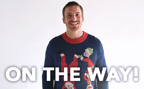 Man Wearing Ugly Sweater GIF