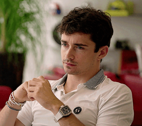 Man Wearing Watch with F