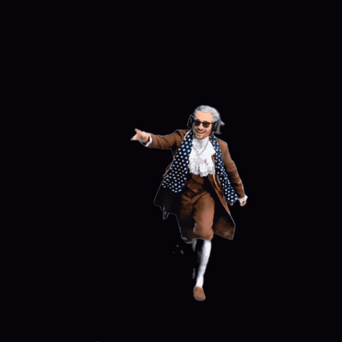 Man Wearing Wig And Sunglasses Making Funny Face GIF