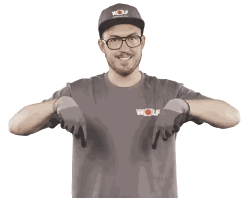 Man Wearing Wow Hat and Glasses
