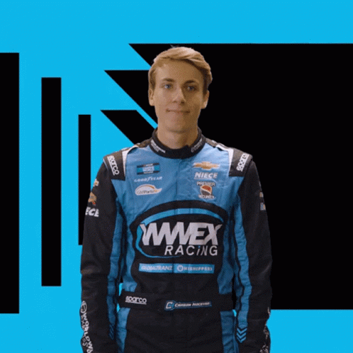 Man Wearing Wwwex Racing Jacket GIF