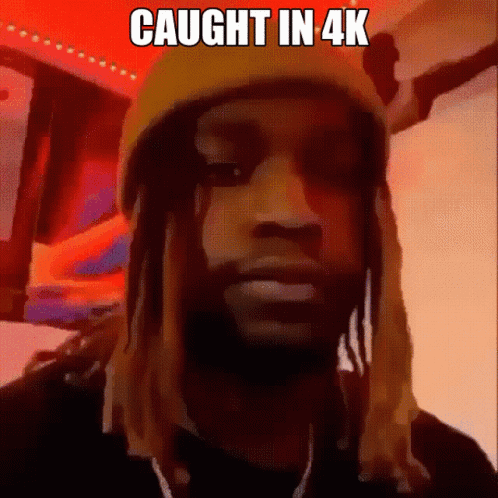 Man Wearing Yellow Hat Caught in 4K