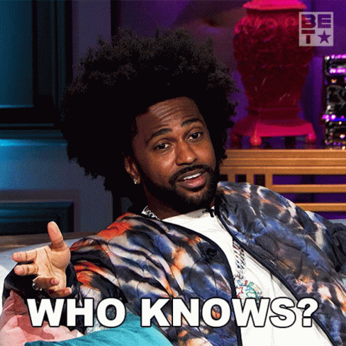 Man With Afro Says Who Knows