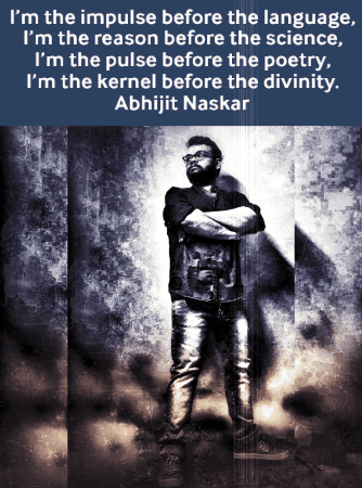 Man With Arms Crossed In Front Of Abhijit Naskar Quote GIF