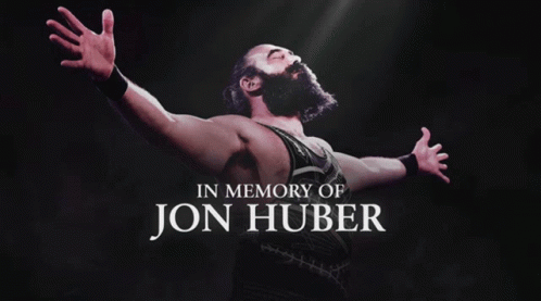 Man With Arms Outstretched In Memory Of Jon Huber GIF