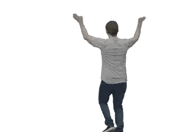Man With Arms Outstretched